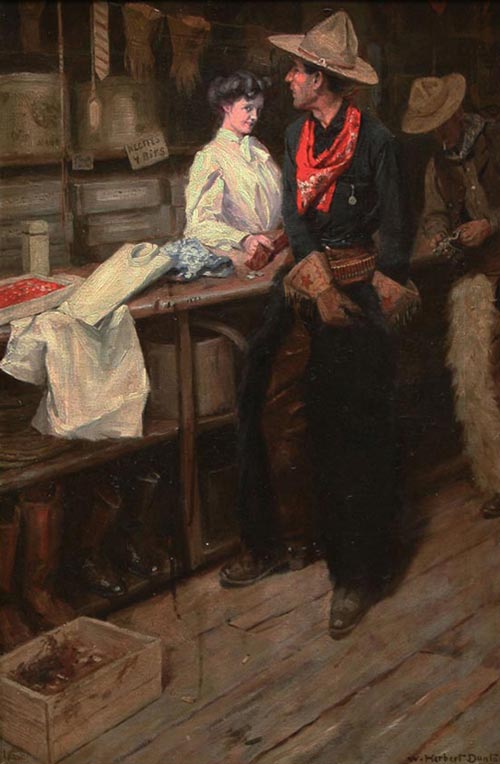 W. Herbert Dunton | "The Glance"